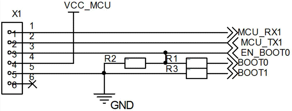 一种STM32的一键下载电路的制作方法