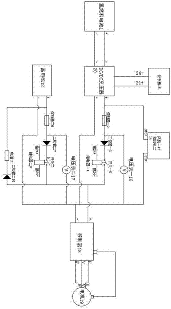 一种氢燃料电池飞行器动力系统的制作方法