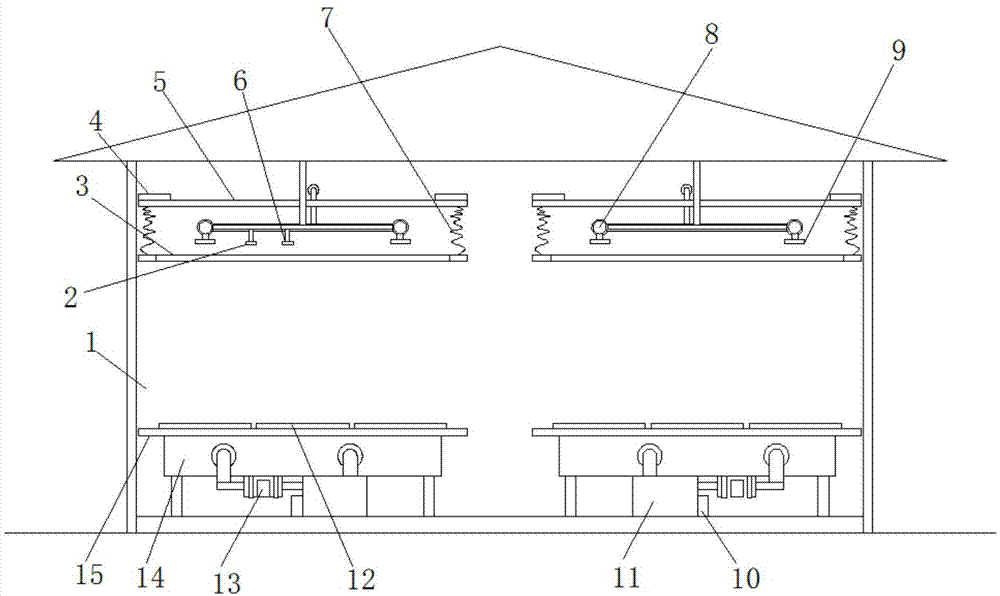 一种用于养蚕的蚕房的制作方法