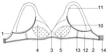 一种走珠式按摩型文胸的制作方法