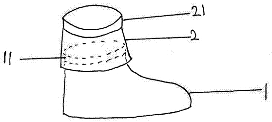 搓澡工专用防水鞋的制作方法