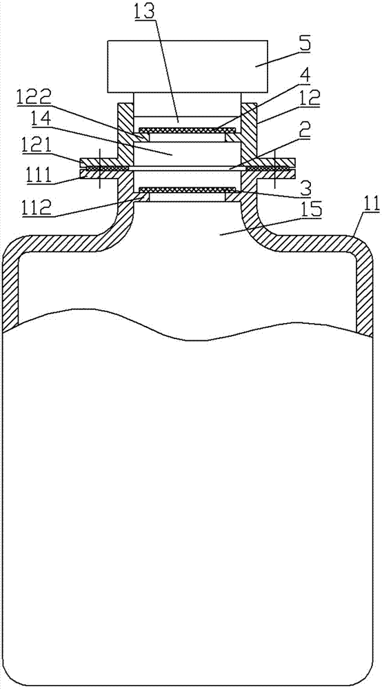 带过滤网的固体输液瓶的制作方法