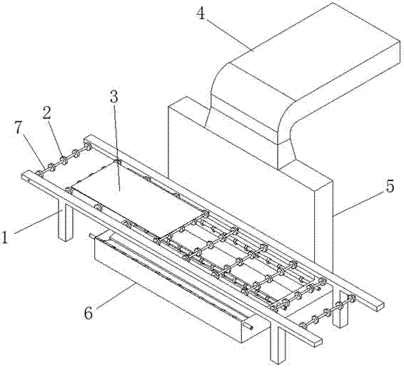 一种中间式导水导风型水帘柜的制作方法