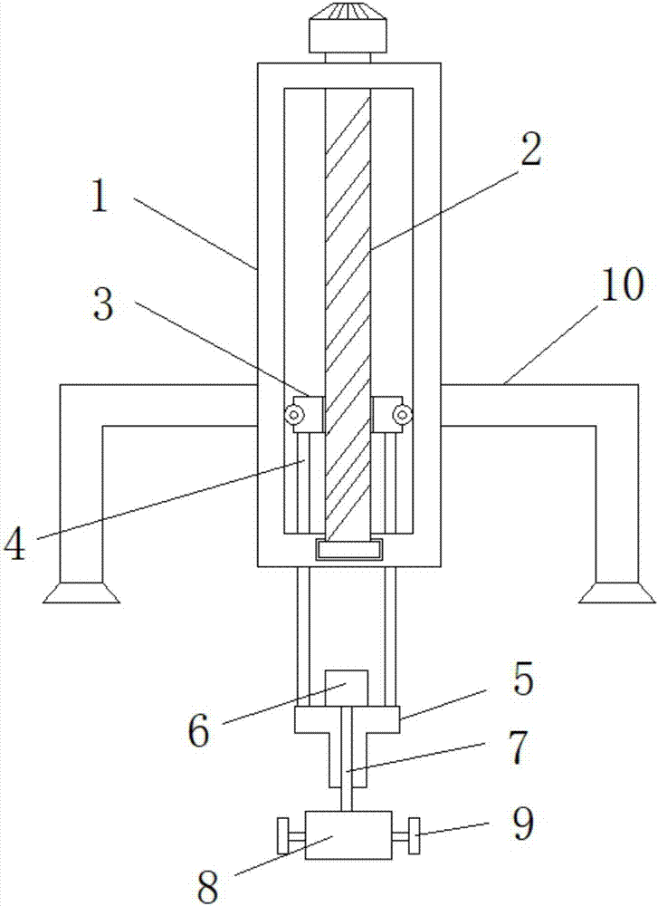 合金阶梯钻的孔位加工装置的制作方法