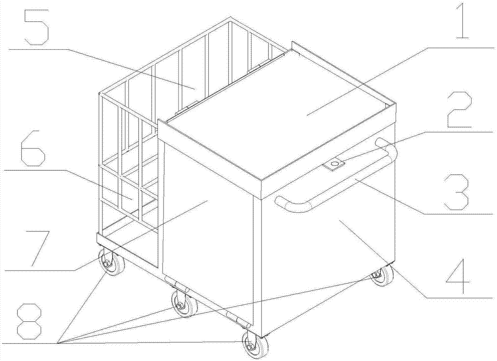 一种机车检修工具车的制作方法