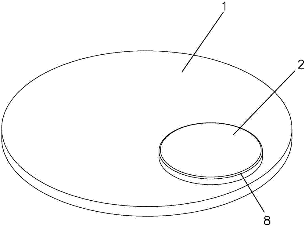 一种桶盖注塑模具上的主体成型装置的制作方法