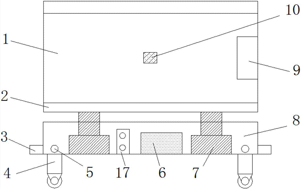 一种可调整带固定装置的玻璃转运装置的制作方法