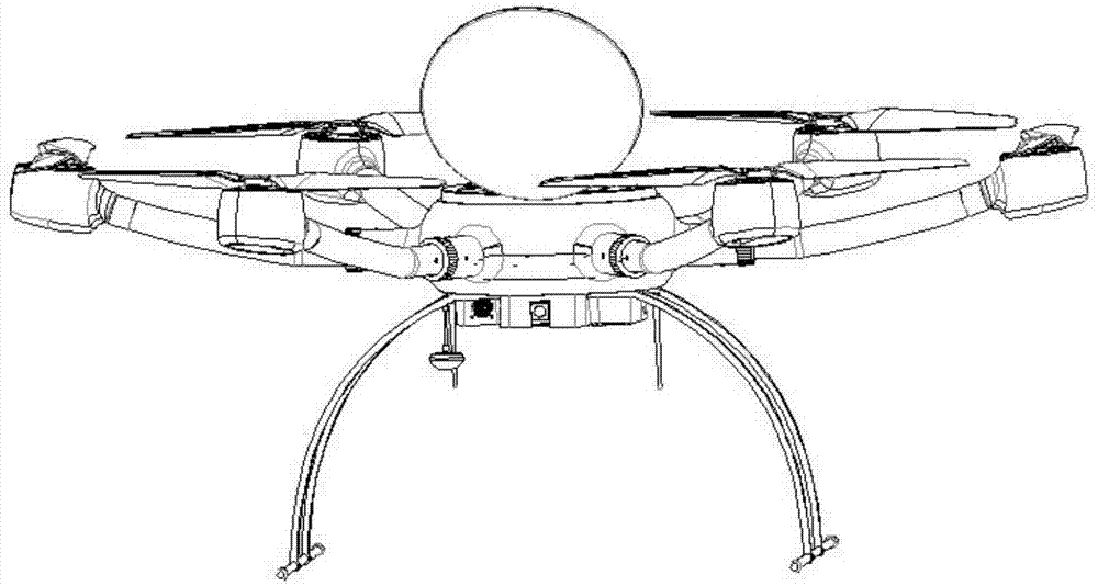 一种带有吊舱的无人机的制作方法