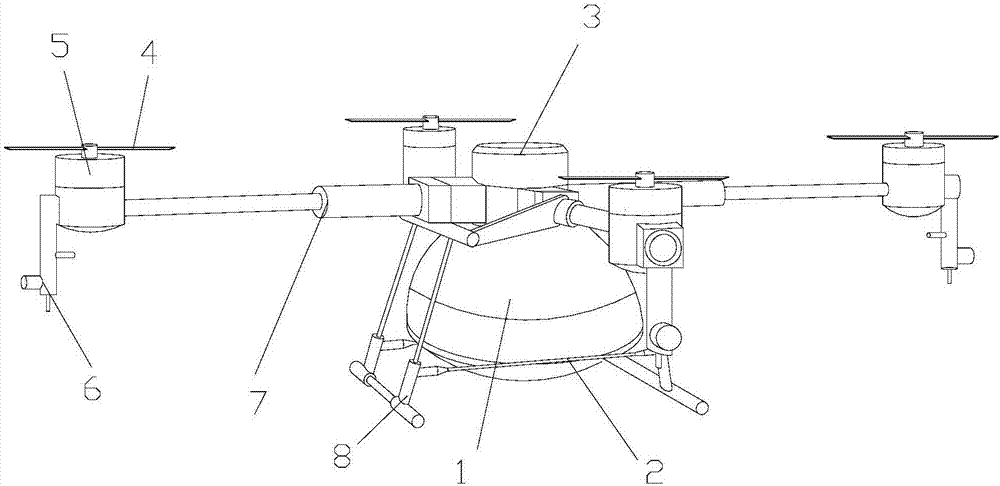 一种喷农药用的无人机的制作方法