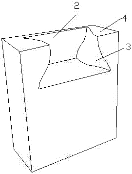 一种环保袋收纳盒的制作方法