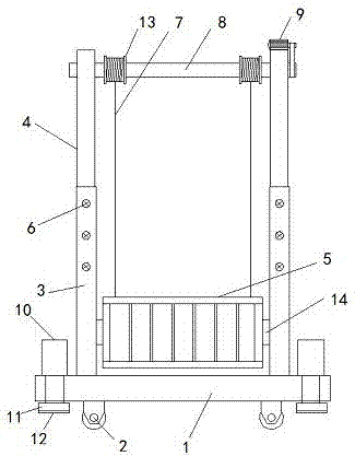 一种安全防护型链条导轨式液压升降货梯的制作方法