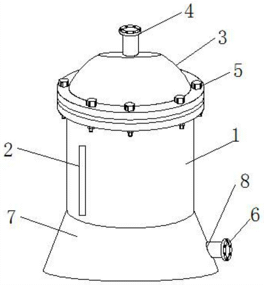 一种圆桶状的污水处理器的制作方法