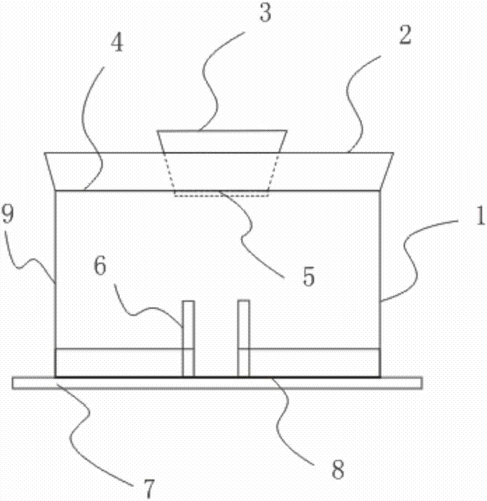 一种方便无纺布原料回收的下料斗的制作方法