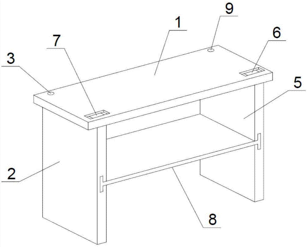 简易拼装的户外桌的制作方法