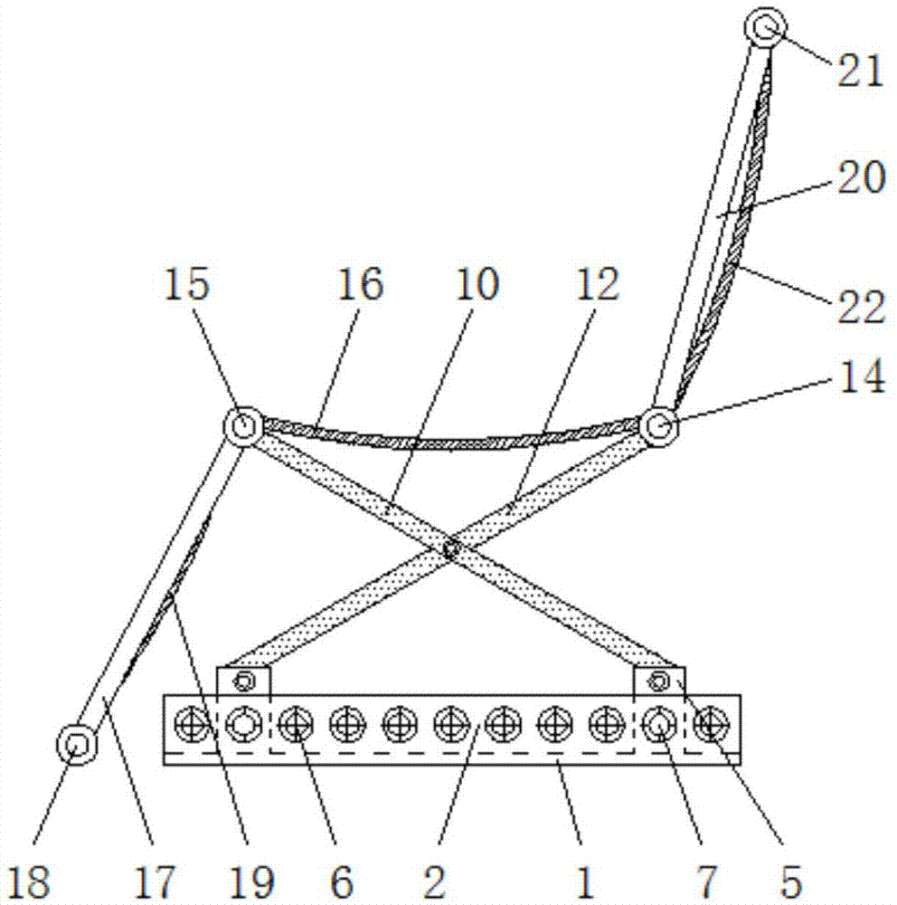 一种使用便捷的居家户外两用折叠椅的制作方法