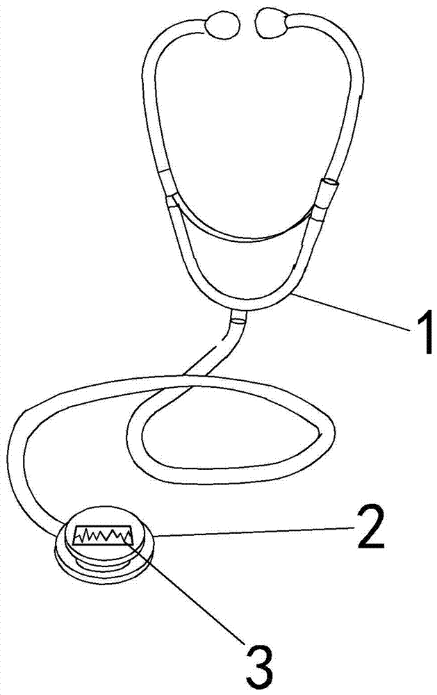 可显示心跳的听诊器的制作方法