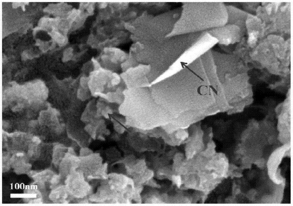 一种氮化碳负载氮化钼纳米颗粒光催化剂及其制备方法和应用与流程