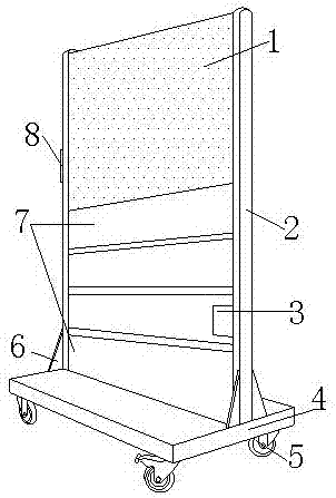 一种建筑用工具架的制作方法