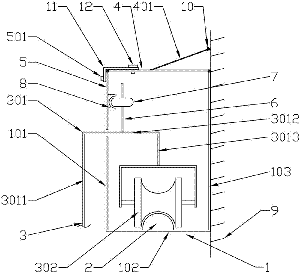 一种窗帘安装架的制作方法