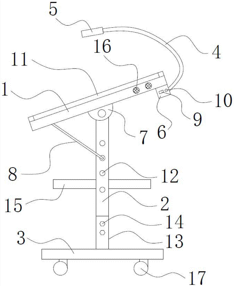 便携式教学课桌的制作方法