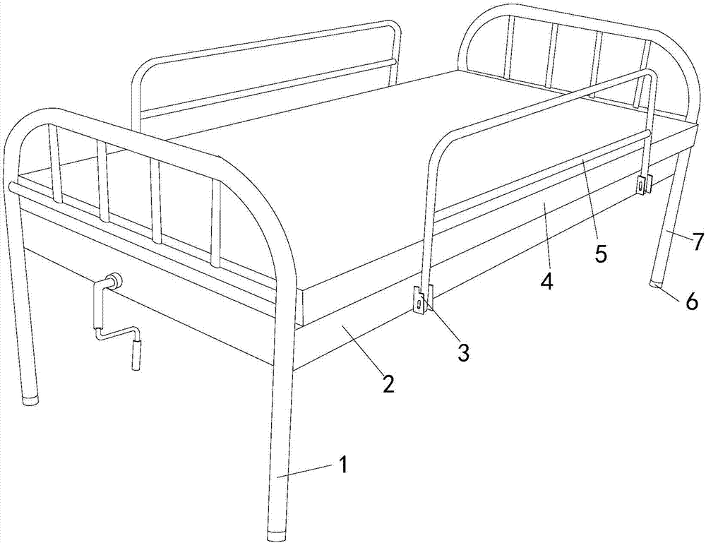 一种便于调整姿态的骨科护理床的制作方法
