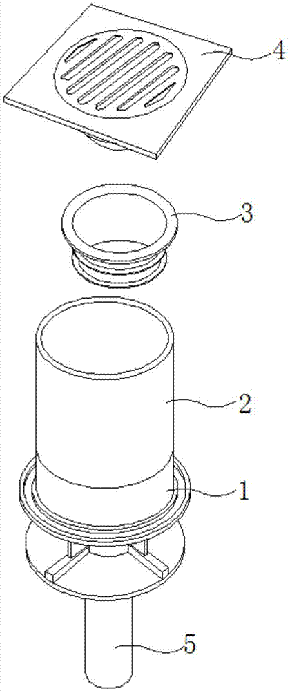 一种地漏连接装置及其施工方法与流程