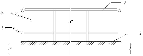 一种钢栏杆连接结构的制作方法