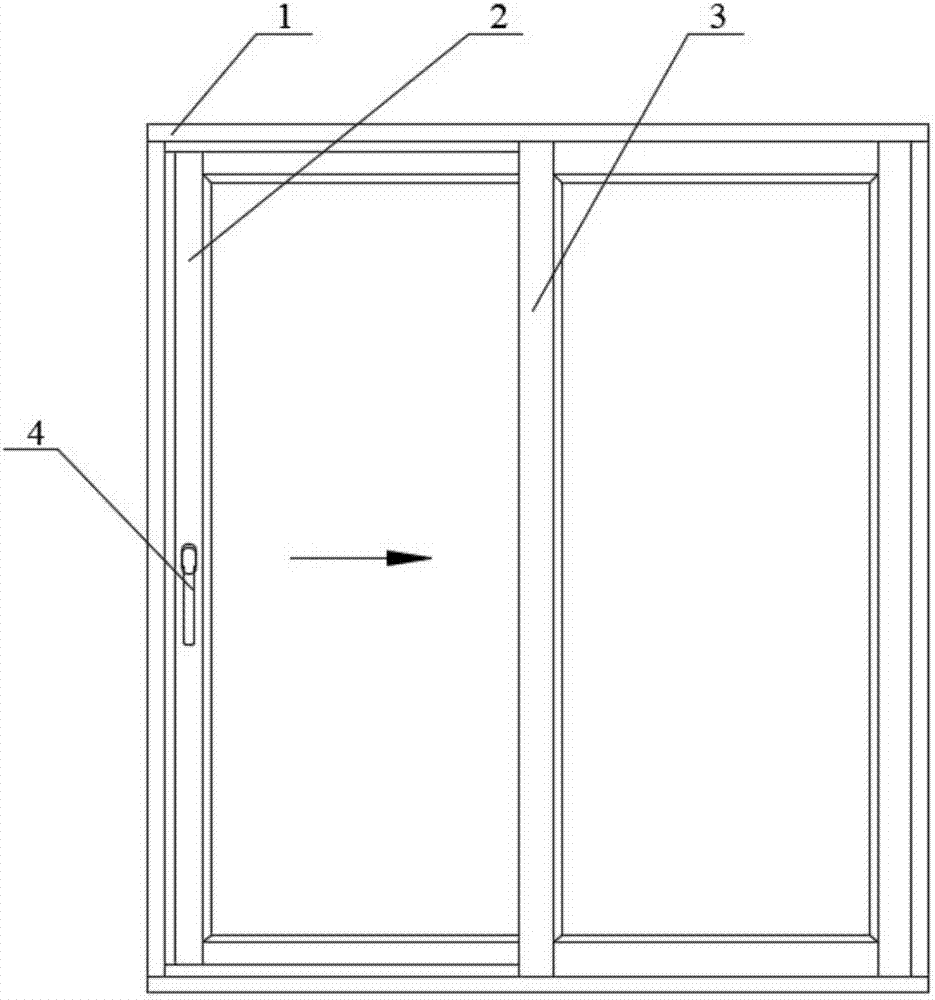 一种新型高密封性推拉铝包木门窗的制作方法