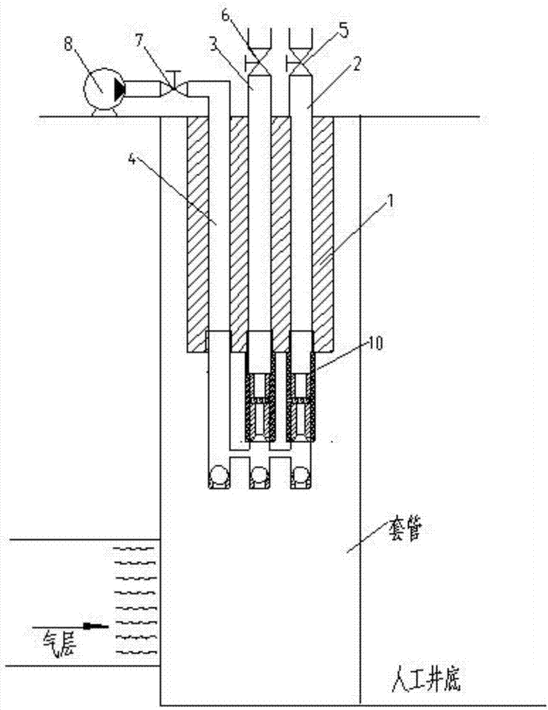 一种注塑组合钢管排水采气装置的制作方法
