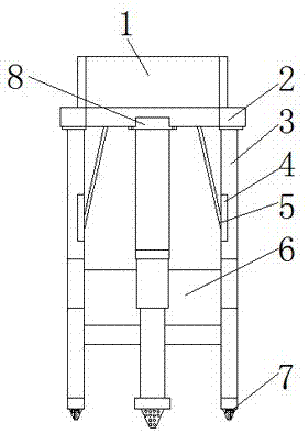 一种铅锌矿开采用钻孔固定装置的制作方法