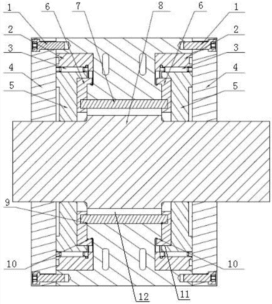 一种叶片传力构件及其叶片端部间隙控制方法与流程