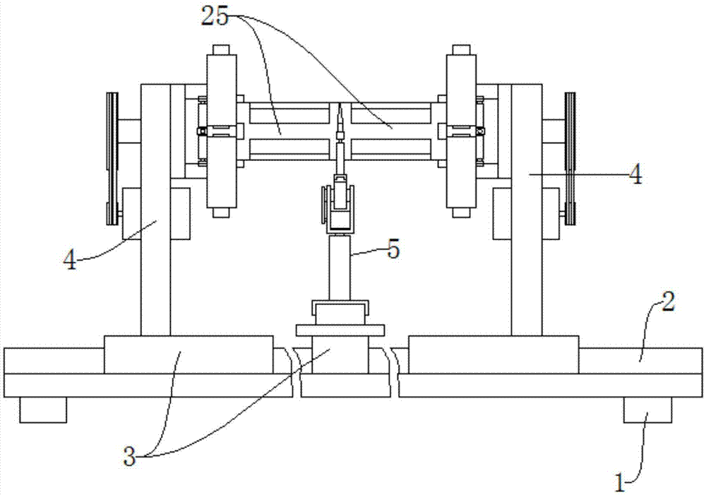 一种机械加工用箱架自动翻转焊接装置的制作方法