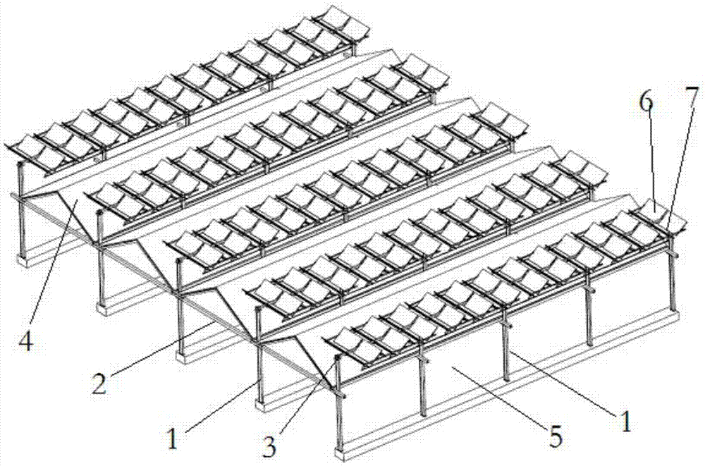 一种具有追日光伏系统的农业大棚的制作方法