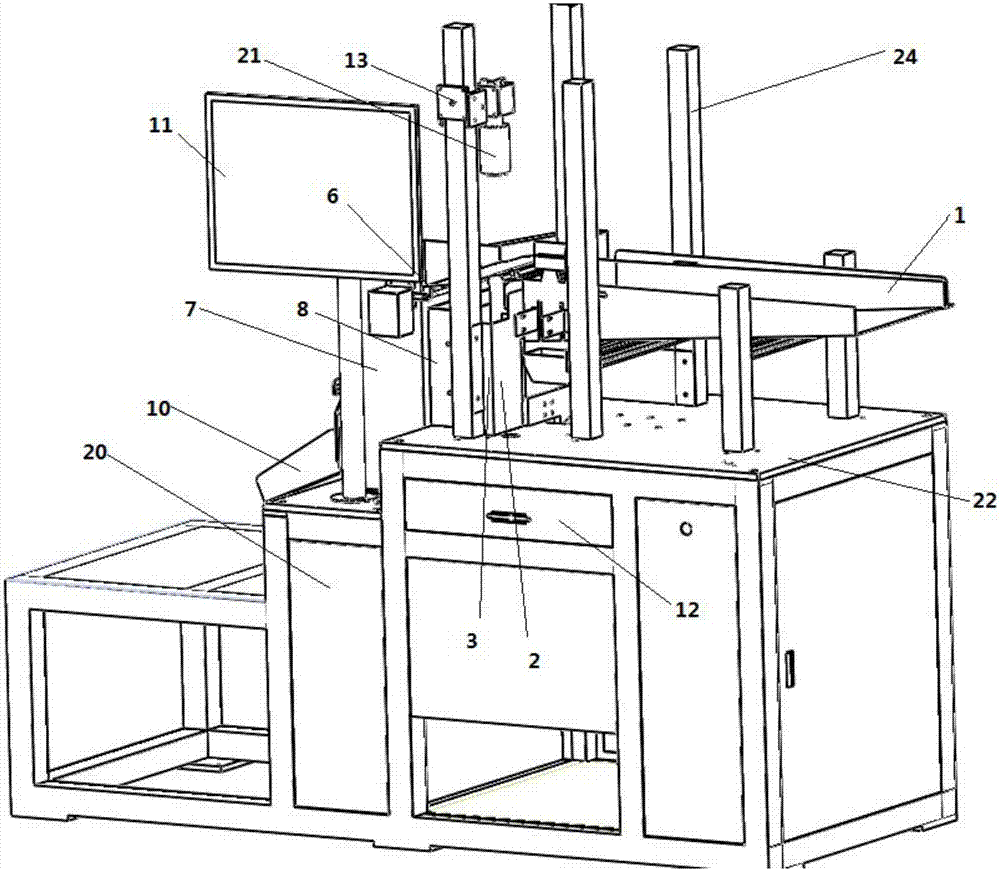 一种电机转轴螺纹尺寸光学自动测量机的制作方法