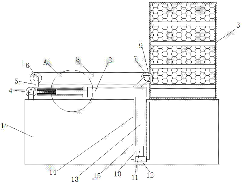 一种养鸭用供食装置的制作方法