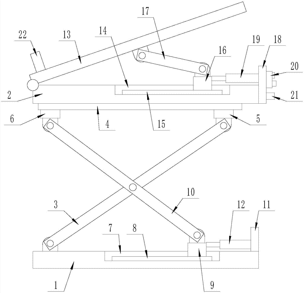 一种电动升降的绘画桌子的制作方法