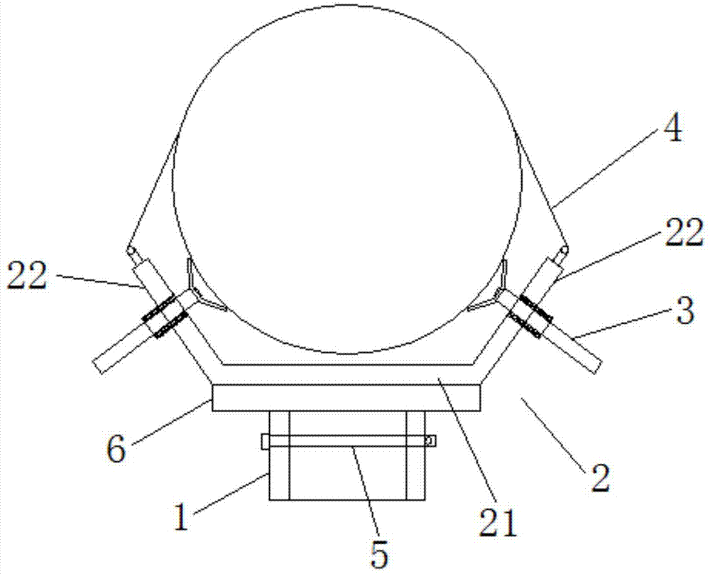 一种适用于高粘度涂料生产的分散机夹桶器的制作方法