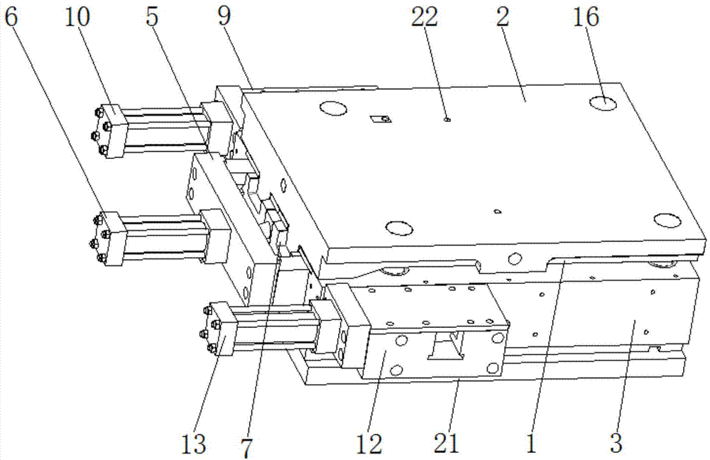 一种脲醛盖板的双色压缩模具二次成型结构的制作方法