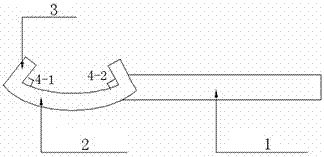 内燃机车列车管折角塞门专用扳手的制作方法