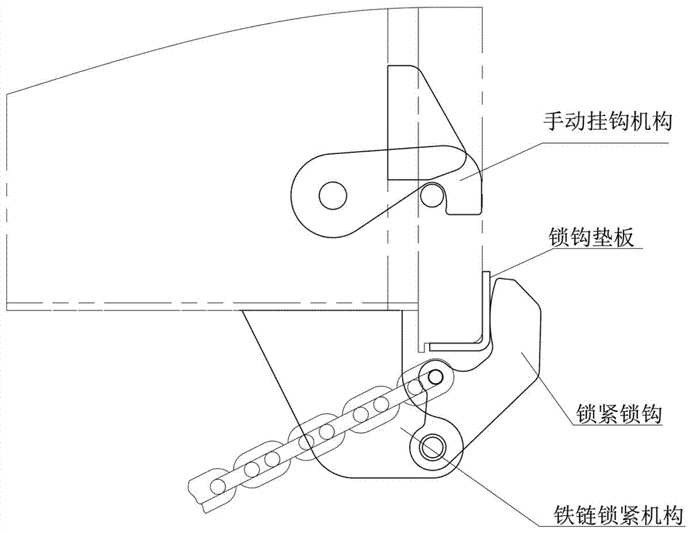 一种新型自卸车后门锁紧机构的制作方法