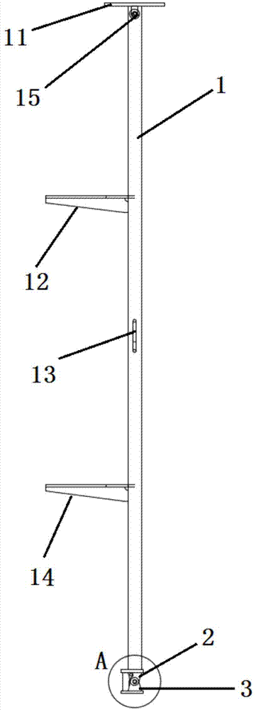 一种艉旗杆的制作方法