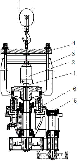 拉丝机卷筒门式拉拔拆卸方法及其装置与流程