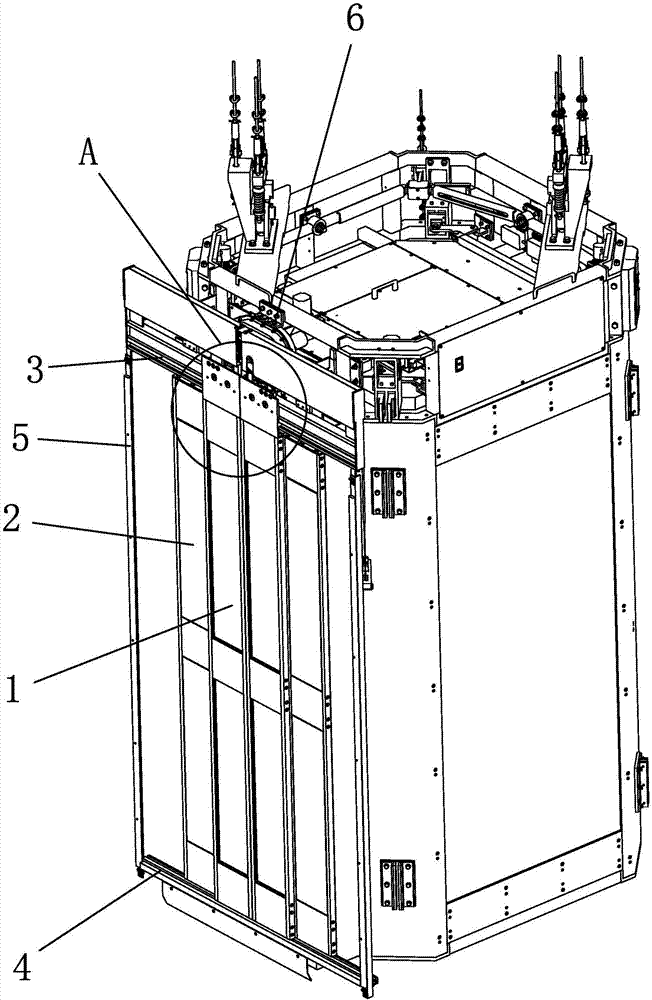 一种电梯轿门结构的制作方法
