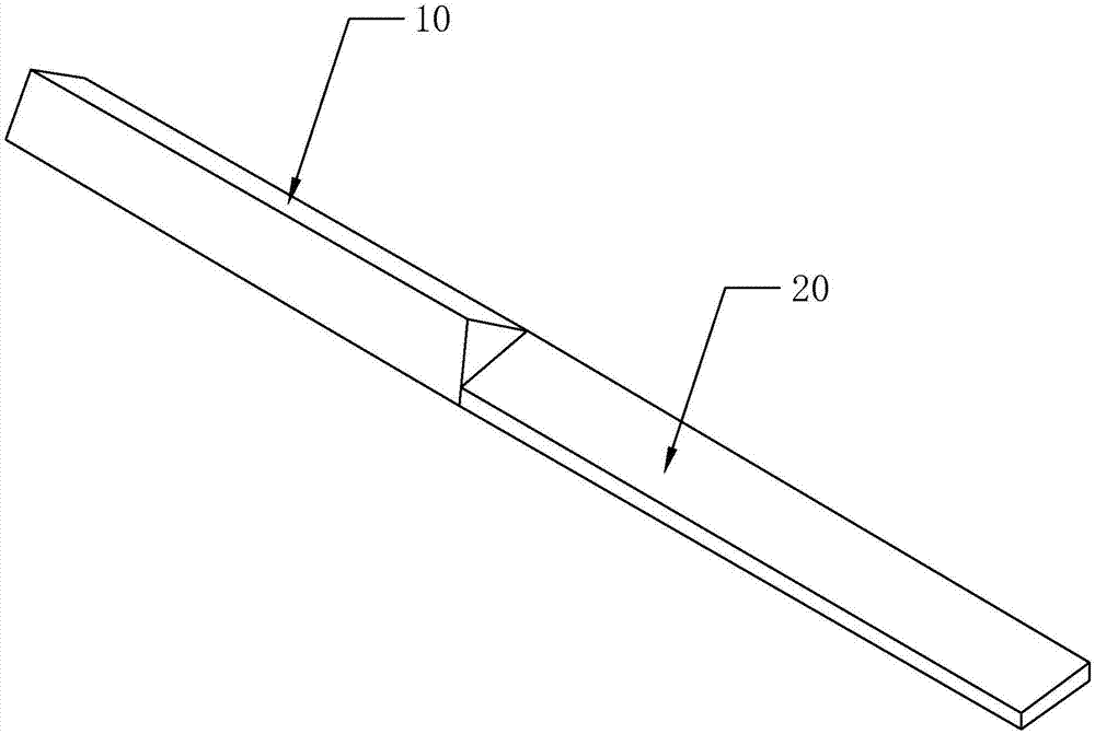 一种低电阻型反光焊带的连接结构的制作方法