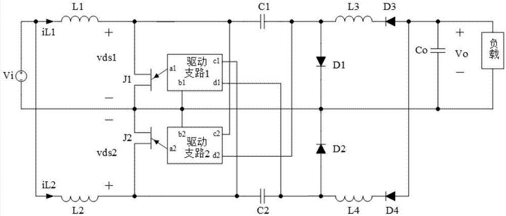 JFET型自激式交错并联Cuk变换器的制作方法