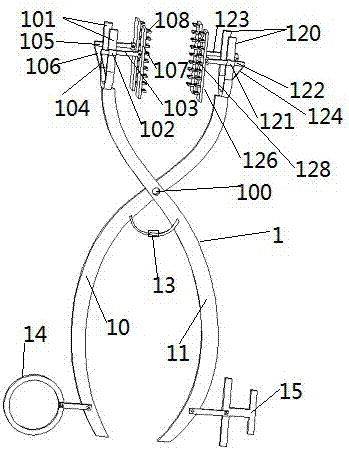 一种鱼刺固定夹和吃鱼工具组件的制作方法