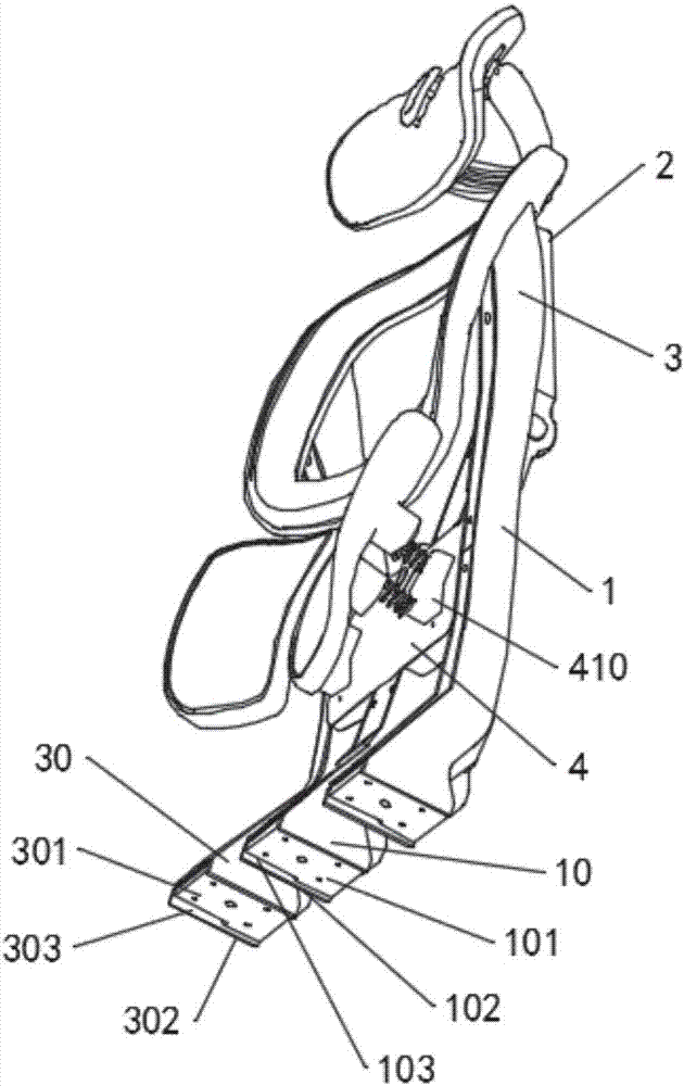 一种人体工学分体椅背支撑结构的制作方法