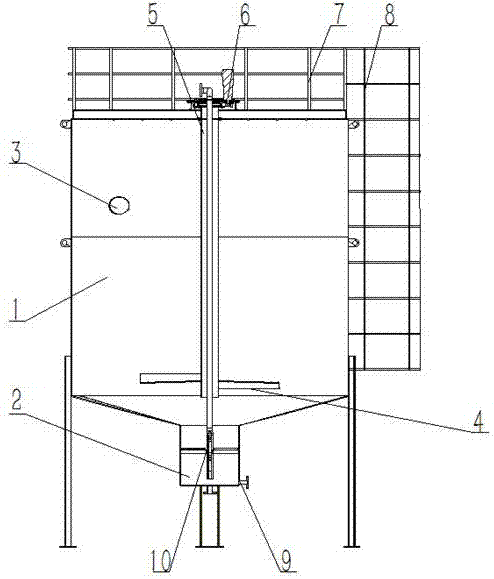 一种高效旋流沉砂器的制作方法