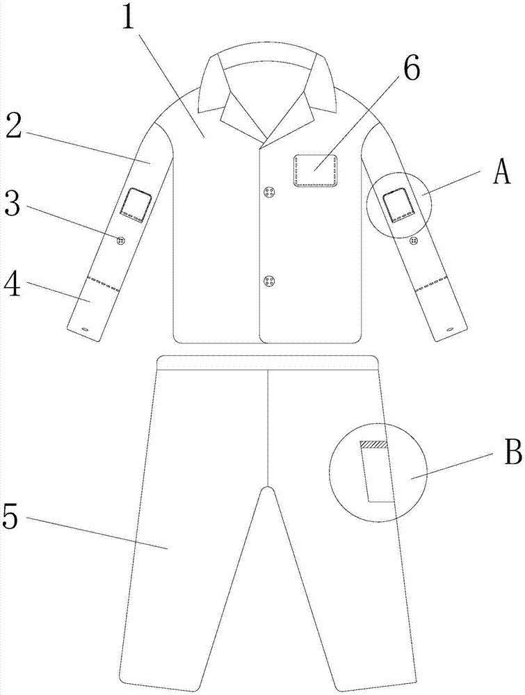 一种便于操作且使用舒适的患者服的制作方法