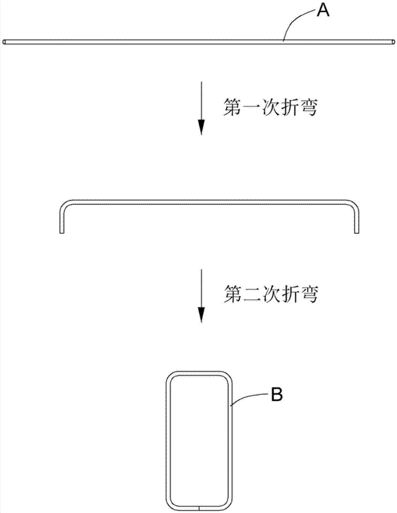 卸料装置及其四角弯框机的制作方法